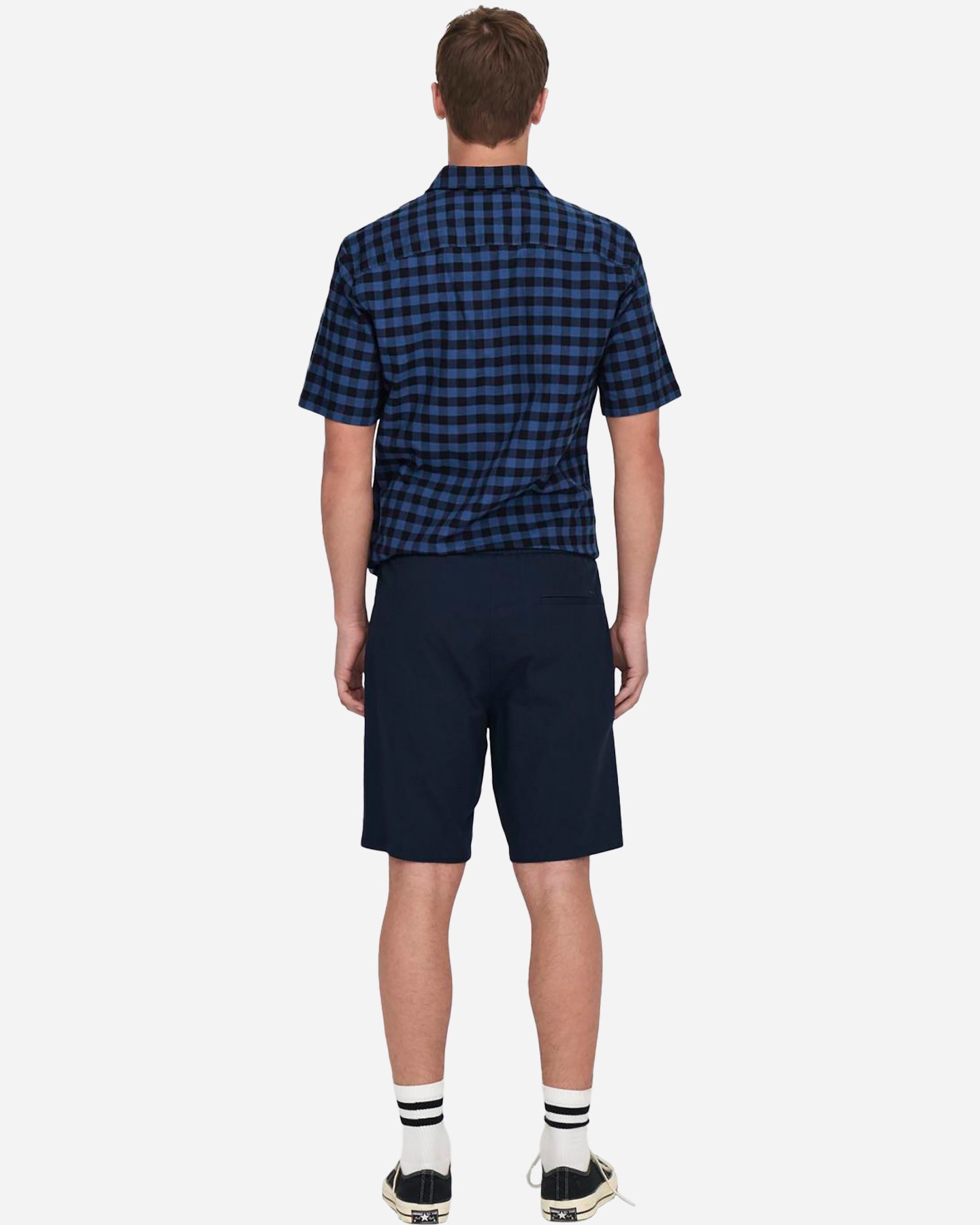 Bermuda ONLY & SONS LINUS CHINO MISTO LINO M - Blu - 4 | Cisalfa Sport